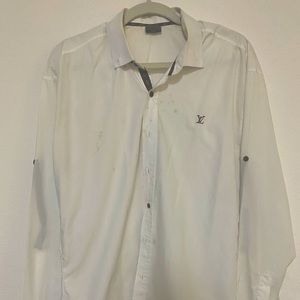 White Louis Vuitton Shirt for Men